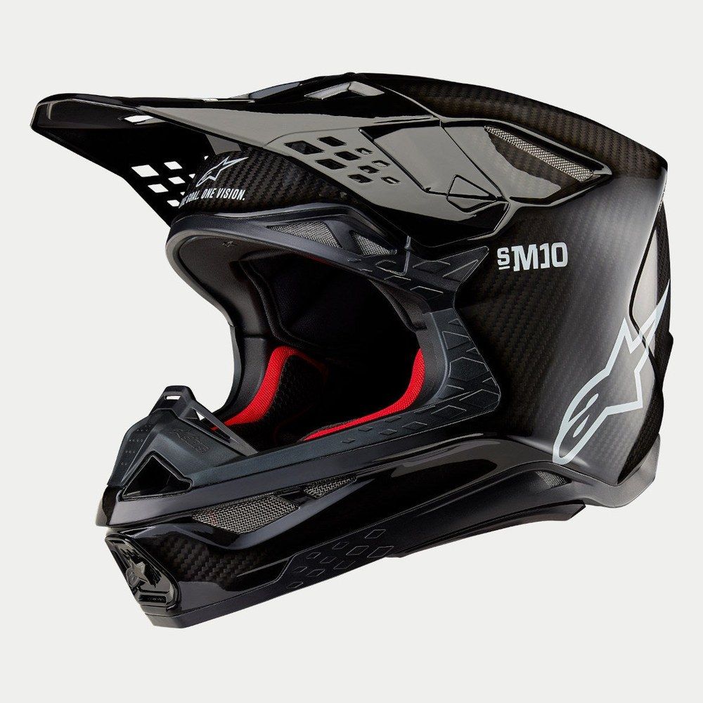 Мотошлем кроссовый Alpinestars Supertech S-M10 Solid